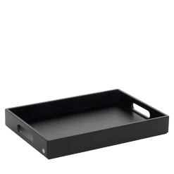 Serveringsbakke 40x28 cm sort