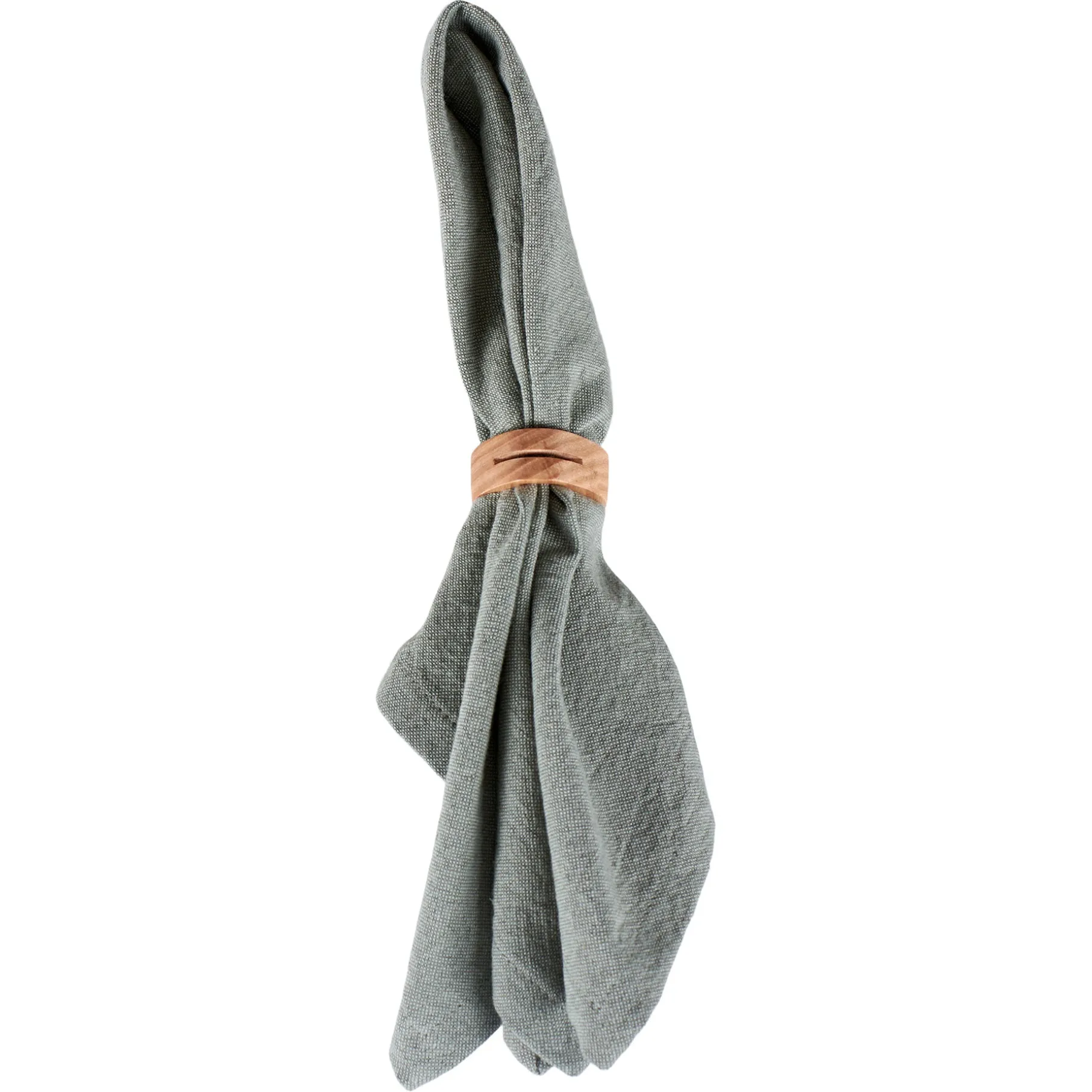 Servietring i egetræ - 4 stk