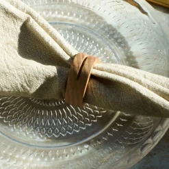 Servietring i egetræ - 4 stk