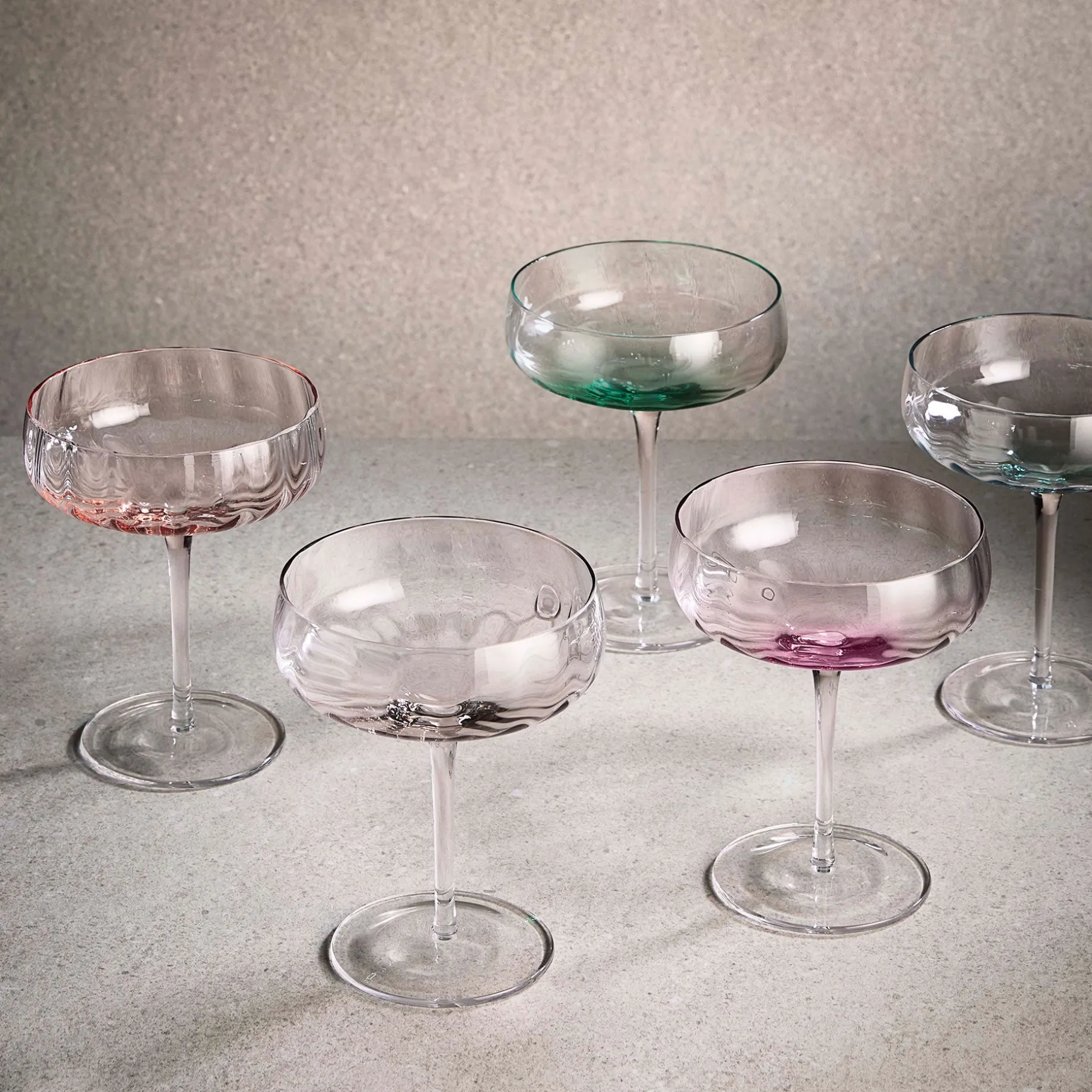 SØHOLM Sonja champagneskål petrol