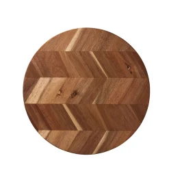 Sildebensskærebræt Ø28 cm akacietræ