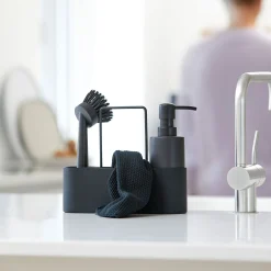 Singles opvaskesæt 4 dele sort