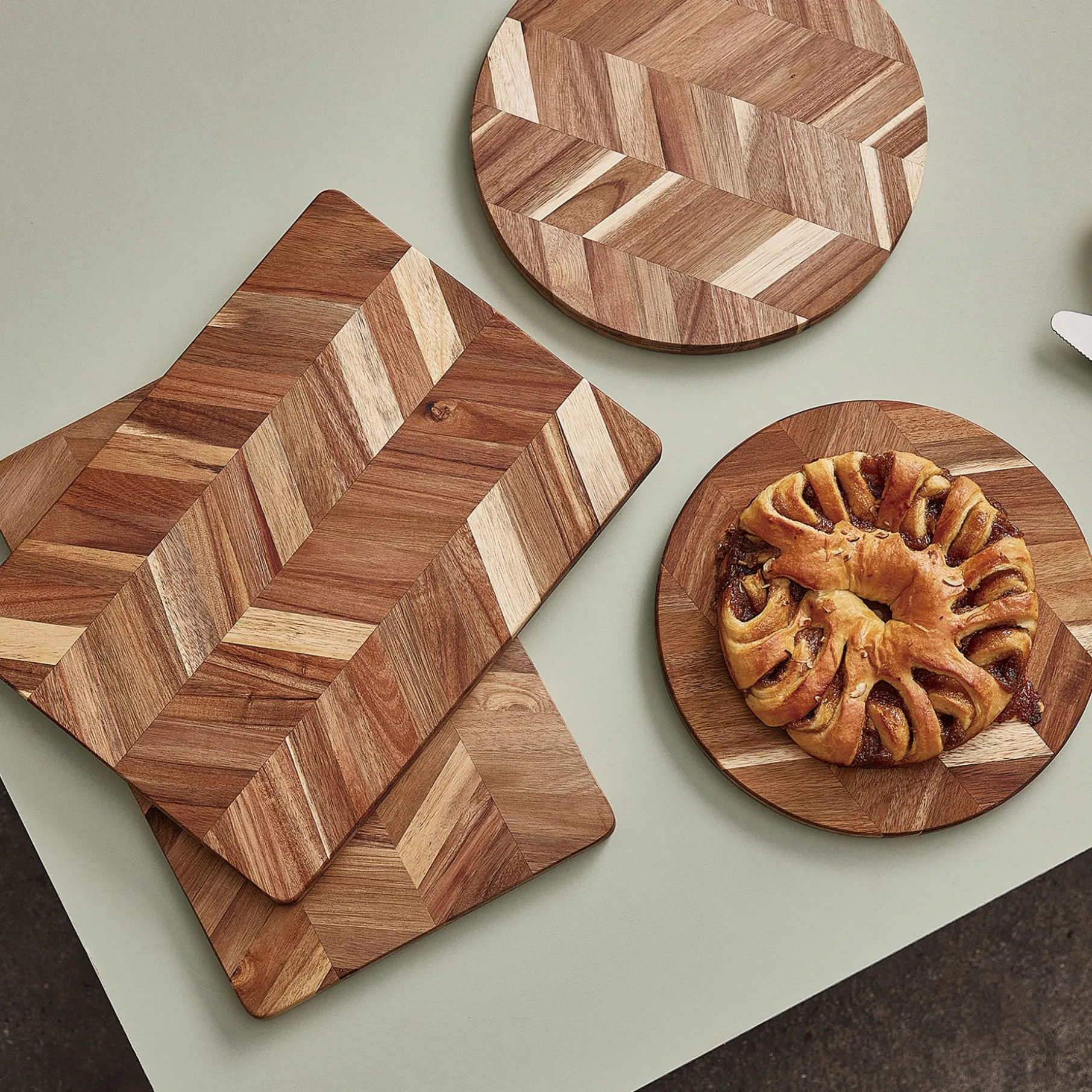 Skærebræt sildeben akacie