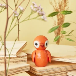 Spring Birds Optimistic Orange