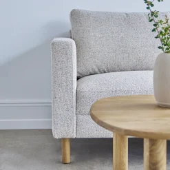 Stapleton II 3 pers. sofa - m. egetræsben