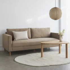 Stapleton II 3 pers. sofa - m. egetræsben