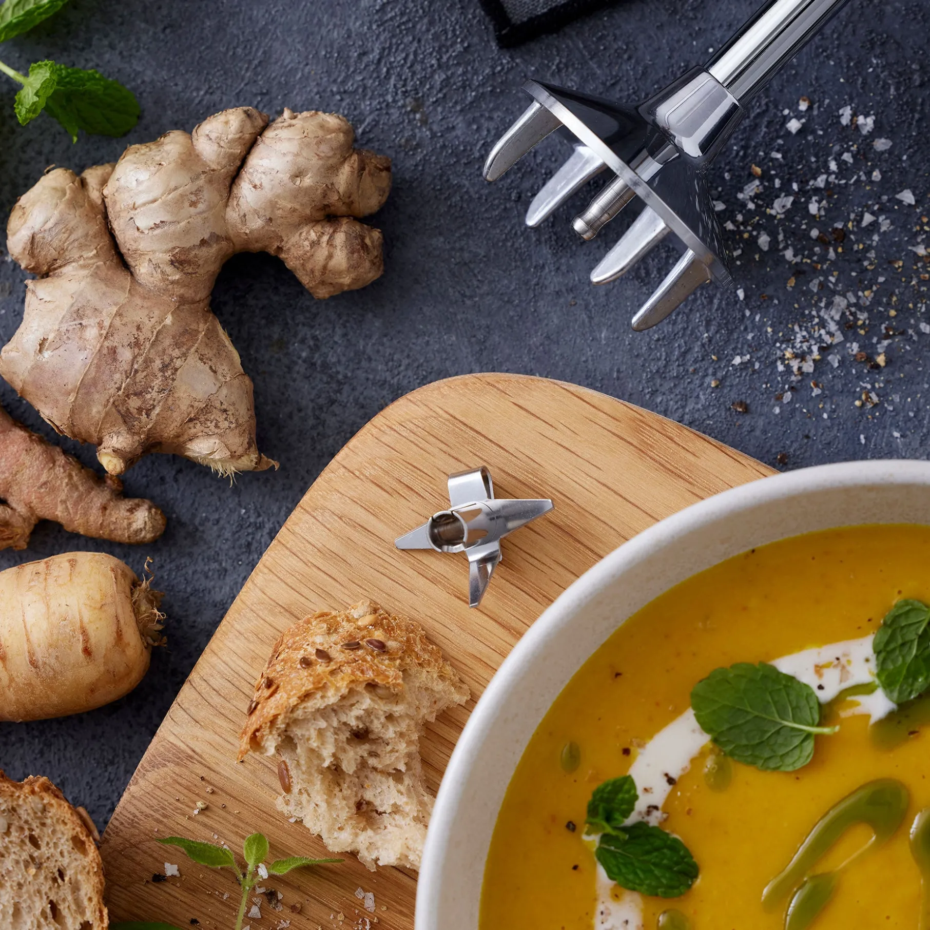 Swissline stavblender 200W sort