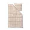 Tartan sengetøj 140x200 cm beige