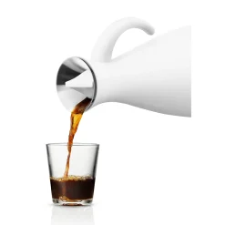 Termokande 1 L mat hvid