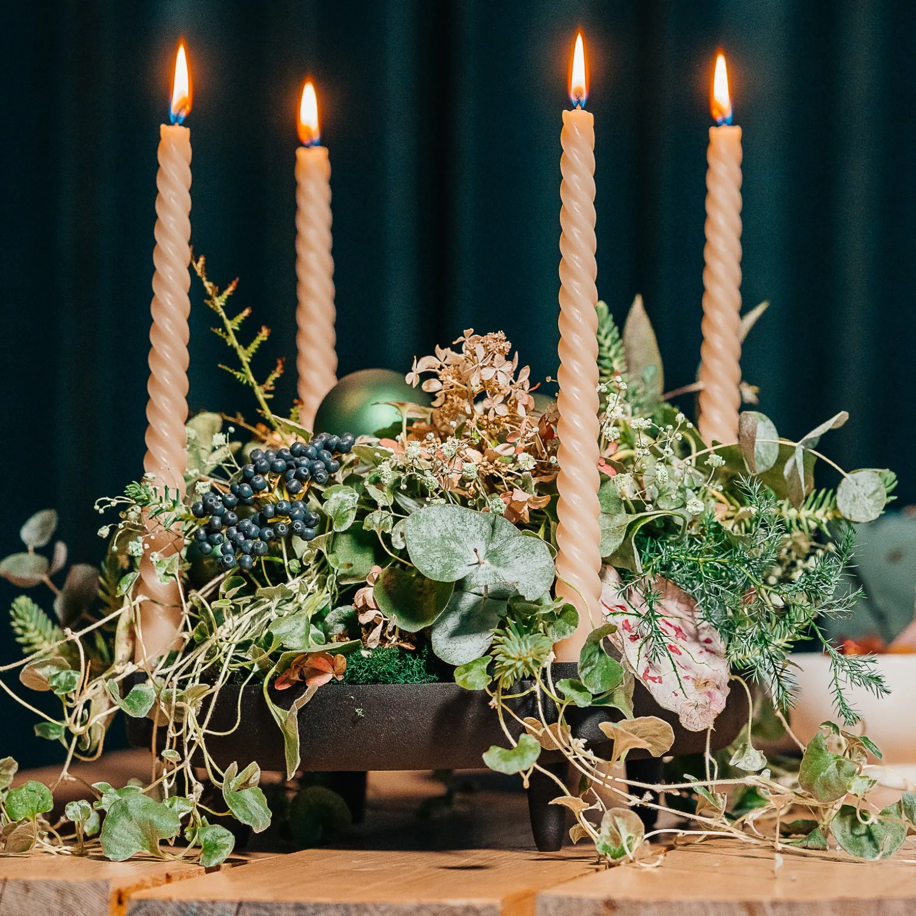 Tex 4 armet lysestage Ø29.5 cm