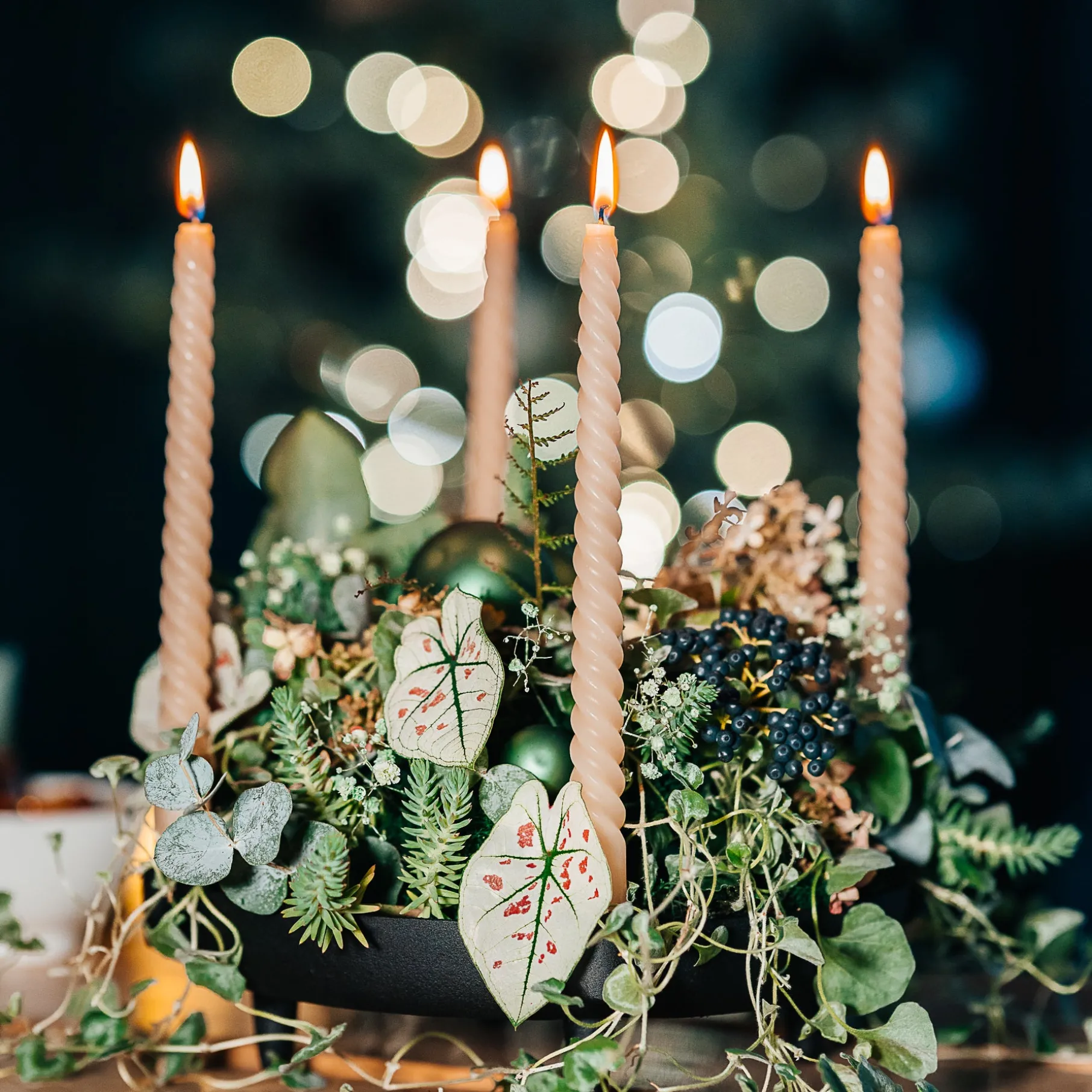 Tex 4 armet lysestage Ø29.5 cm