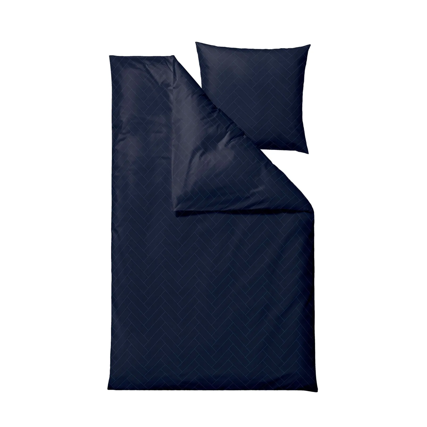 Tiles sengetøj 140x200 cm ink blue