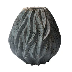 Vase Flame 23 cm Grå Morsø