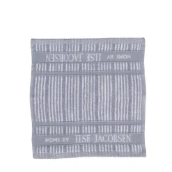 Vaskeklud 4 stk 30x30 cm støvet blå striber