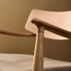 Vedersø loungestol m. stofsæde