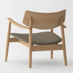 Vedersø loungestol m. stofsæde