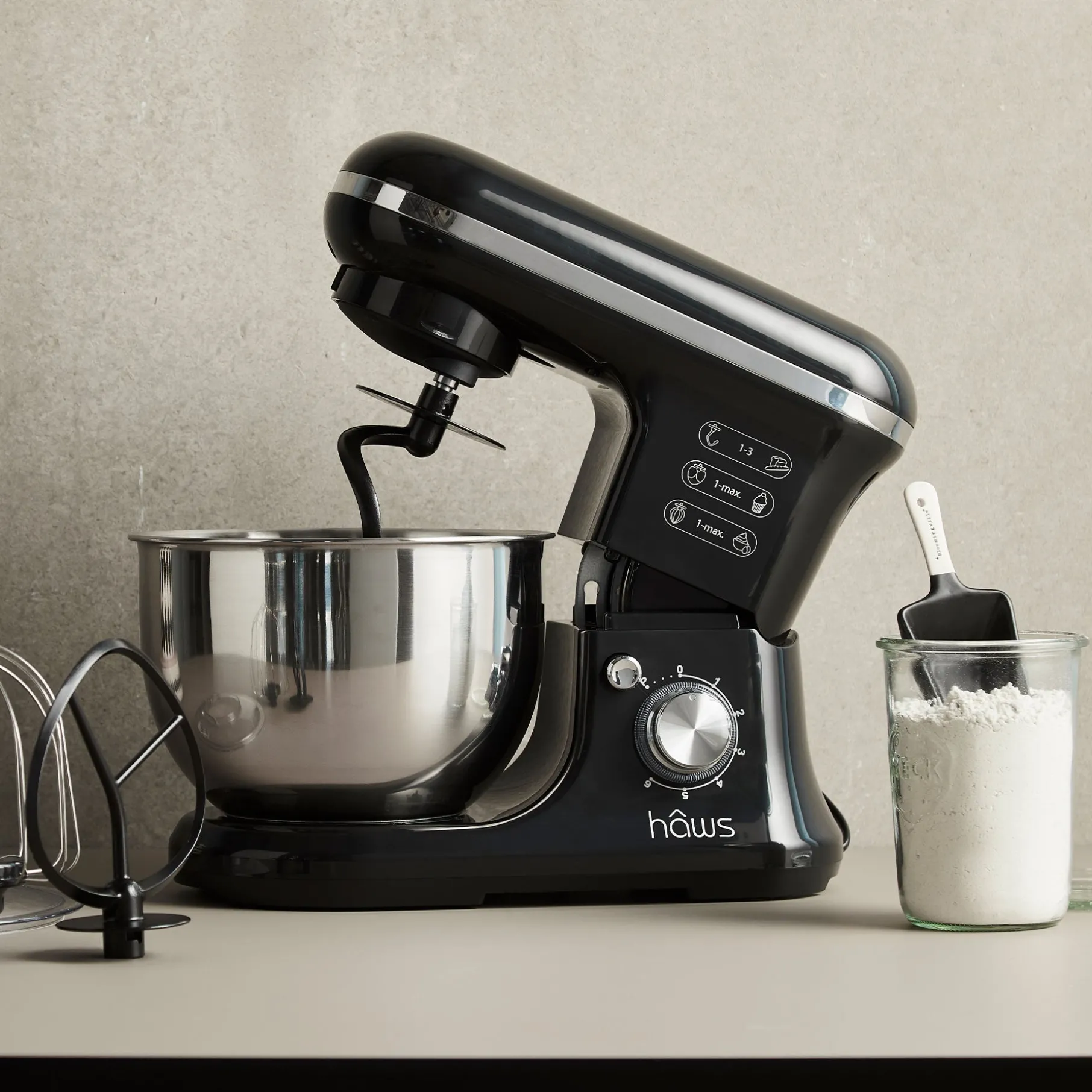 Venø køkkenmaskine 5 L sort