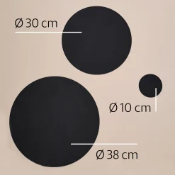 Vendbar coasters Ø10 cm 4 stk.