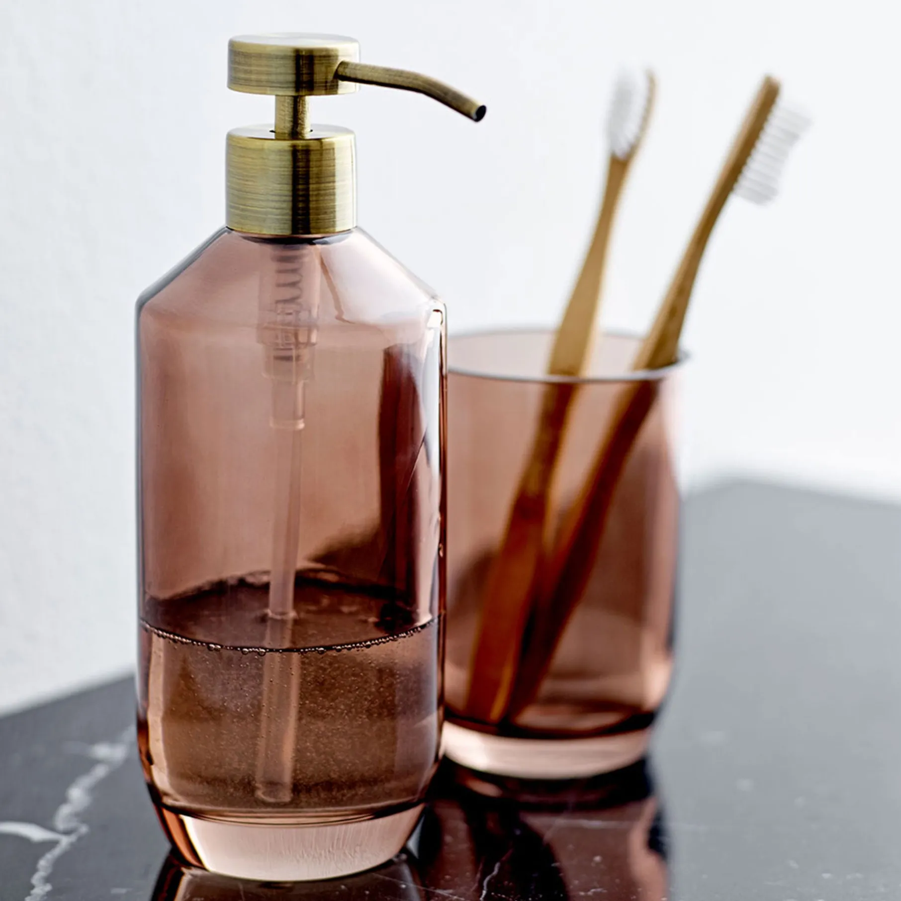 Vintage tandbørstekrus brown