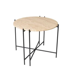 Viola III sofabord i travertin Ø60 cm