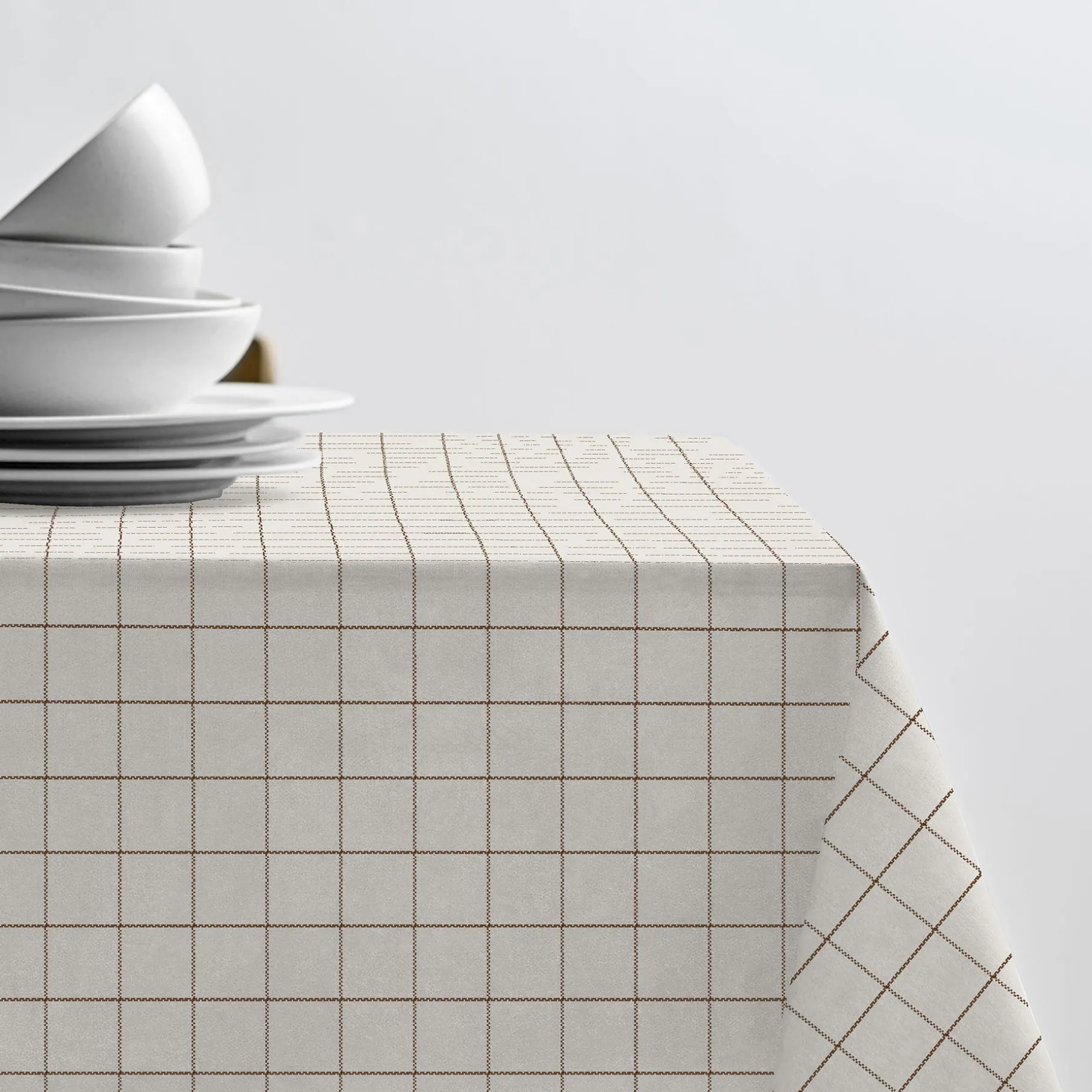 Vista dug 140x270 cm offwhite