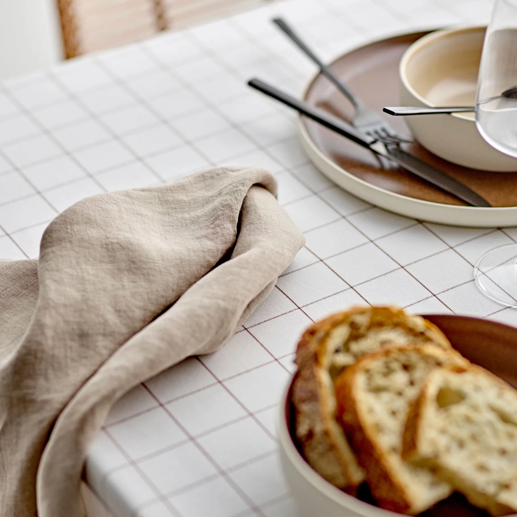 Vista dug 140x270 cm offwhite