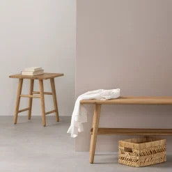 Wood II bænk FSC certificeret egetræ