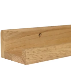 Wood II gallerihylde FSC certificeret egetræ, L90 cm