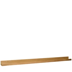 Wood II gallerihylde FSC certificeret egetræ, L120 cm