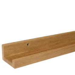 Wood II gallerihylde FSC certificeret egetræ, L120 cm