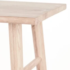 Wood II køkkenstol-hvidpigment FSC certificeret egetræ