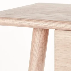 Wood II konsolbord FSC certificeret egetræ - hvidpigmenteret