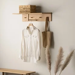Wood II multi knagerække eg L75 cm