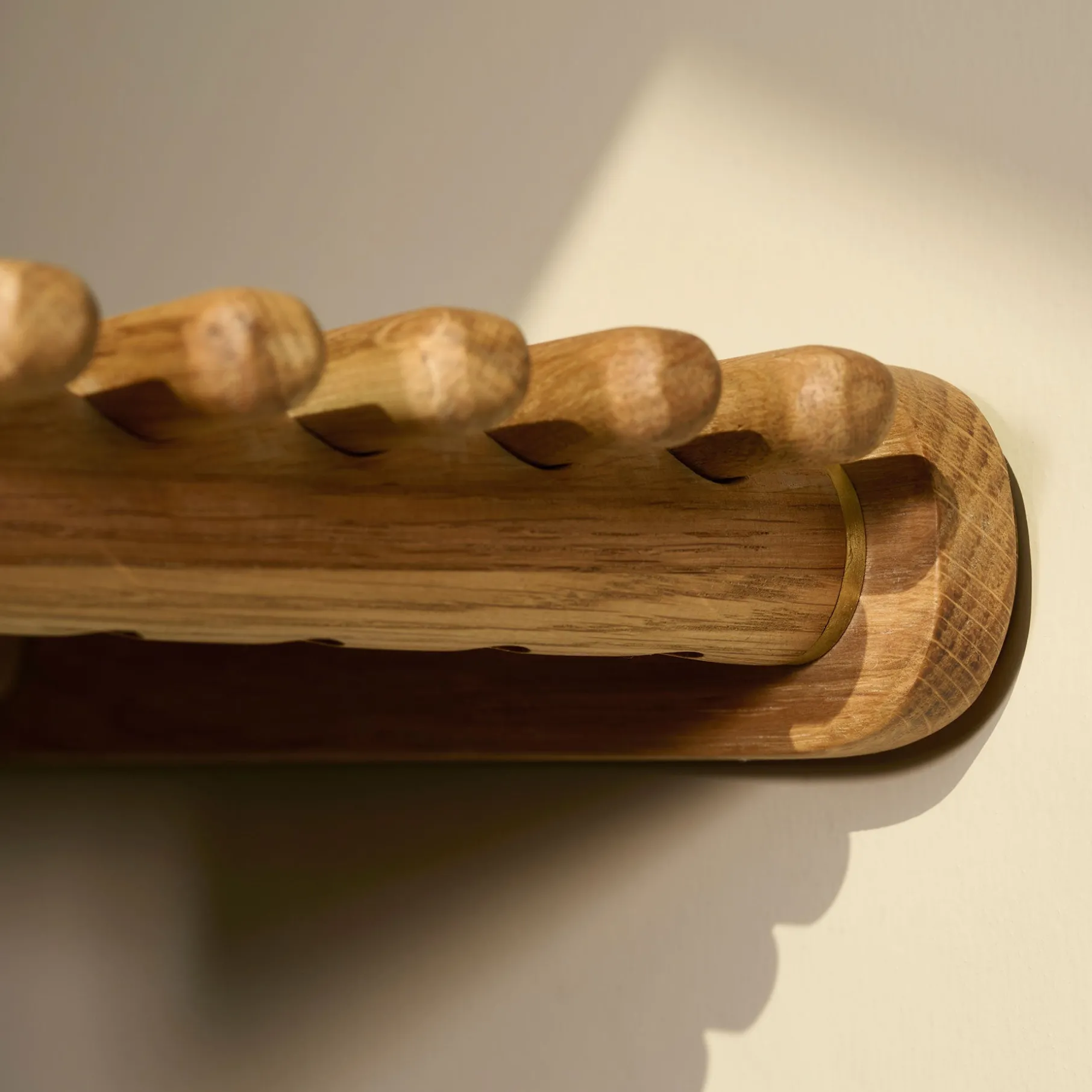 Wood II skohylde olieret L72 cm