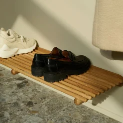 Wood II skohylde olieret - L62 cm