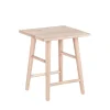 Wood II taburet hvidpigmenteret FSC certificeret egetræ