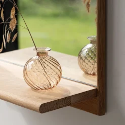 Wood spejl m.hylde /magnet